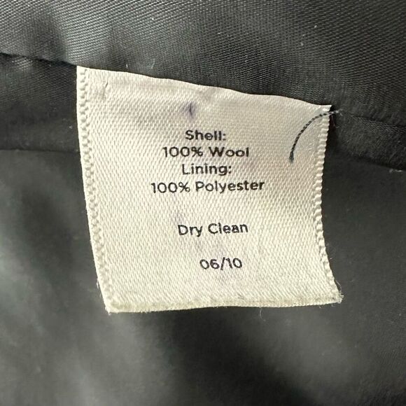 Talbots Black Wool Blazer Jacket size 12P - Picture 10 of 10